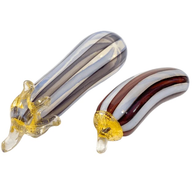 Archimede Seguso Six Hand-Blown Murano Glass Fruits by Archimede Seguso For Sale - Image 4 of 5