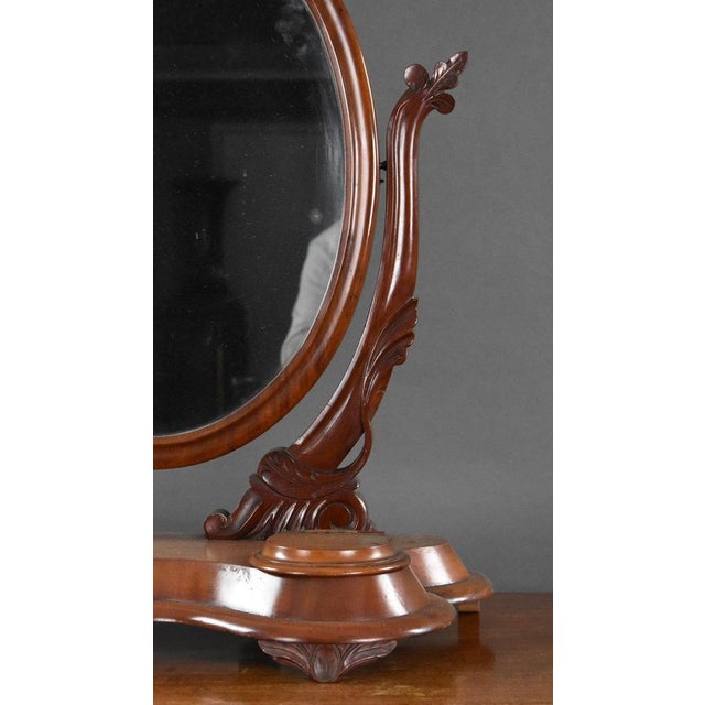 Mid 19th Century Victorian Mahogany Toilet Mirror, 1860 For Sale - Image 5 of 6