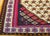 Vintage Senneh Kilim Area Rug, Handwoven Wool, Floral Pattern, Ivory & Red, 3x5 For Sale - Image 13 of 15