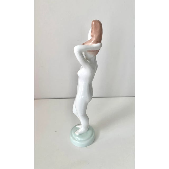 Modern 1960’s Vintage Woman’s Porcelain Figure For Sale - Image 3 of 7