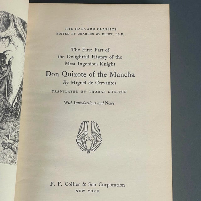 Vintage 1969 Edition Don Quixote by Cervantes Collier & Son Harvard Classics Hc For Sale - Image 9 of 13