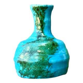 Vintage Original Studio Pottery Vase For Sale