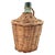 Viresa Green Glass Demijohn Bottle With Wicker Basket 13" For Sale - Image 9 of 11