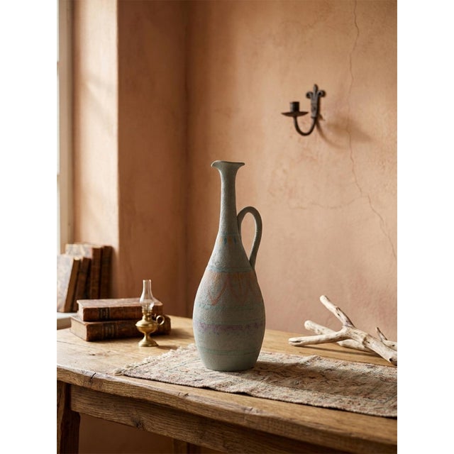 Ceramic Pitcher with Geometric Decorations, Italy, 1960s For Sale - Image 9 of 10