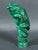 Late 20th Century Handcarved Malachite Solid Stone Frog Sculpture For Sale - Image 4 of 12