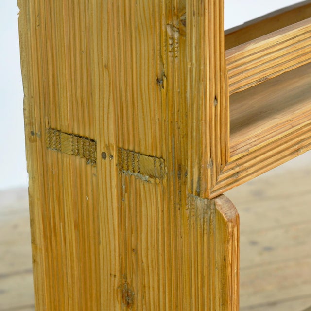 Vintage Bookcase in Pine, 1930s For Sale - Image 6 of 11