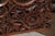 Mid 19th Century Javanese 19th Century Large Carved Teak Architectural Panel With Foliage Motifs For Sale - Image 5 of 9