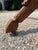 Antique Victorian Barn House Carved Wood Table For Sale In Philadelphia - Image 6 of 9