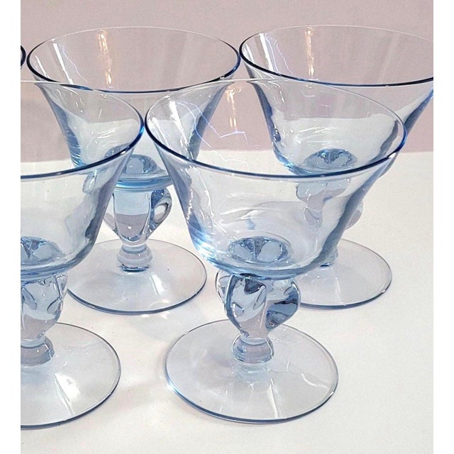 Mid-Century Modern Vintage Swedish Gulli Ingrid Skruf Cocktail Glasses - Set of 6 For Sale - Image 3 of 11