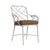 Brown Jordan Calcutta Arm Chair, Dove frame with Fusion Moccasian fabric For Sale - Image 12 of 12