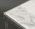 Modern Vintage Carrara Marble Top Chrome Side Table For Sale - Image 10 of 11