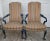 Vintage (1960s) Pair of Accent Chairs have a Hollywood Regency Style. Made by Hickory Chair. The Frames are Blue. The...