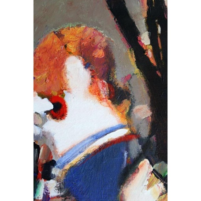 2000 - 2009 Ali Shamsi, Flower, 2008, Oil on Canvas For Sale - Image 5 of 9