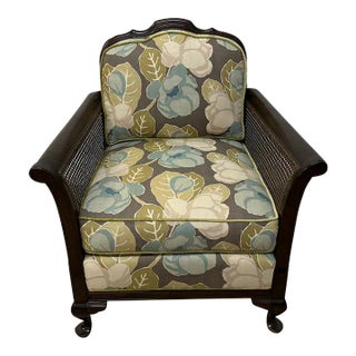 Viceroy Chair with Romo Floral Fabric For Sale