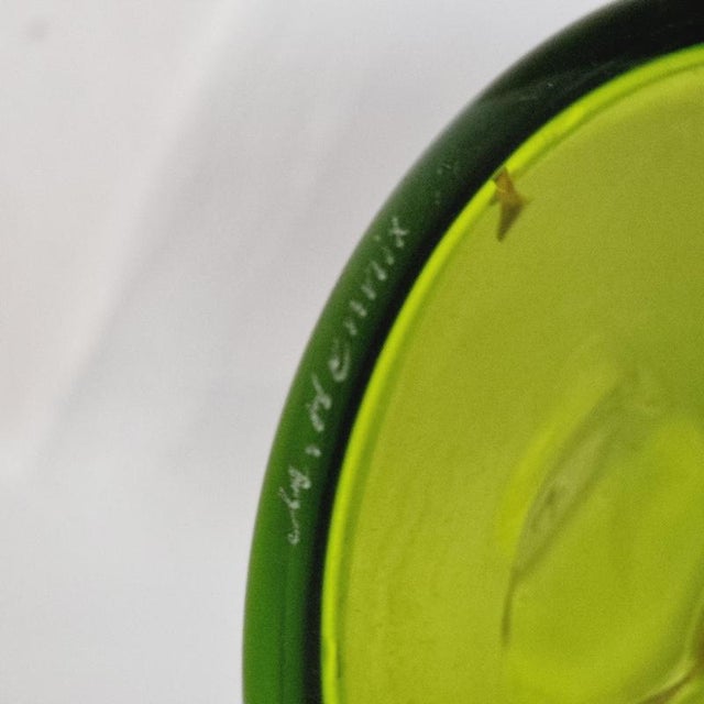 Large Glass Vase by Margareta Hennix, 1990s For Sale - Image 3 of 6