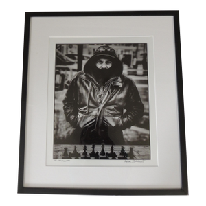 Framed Black & White Photograph Tittle the Chest Master