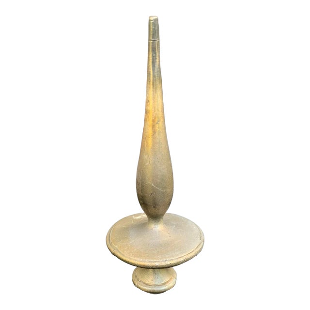 Mid-Century Modern Moroccan Spear Lamp Shade Finial For Sale