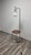 Mid-Century Floor Lamp in Glass and Metal For Sale - Image 11 of 11