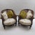 Wood Antique French Bergere Rattan Lounge Chairs, 1880, Set of 2 For Sale - Image 7 of 12