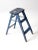 Wood Vintage Wooden Blue Step Stool For Sale - Image 7 of 10