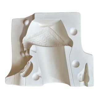 Vintage Mid-Century Plaster Sculpture For Sale