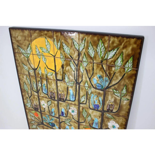 Hand Painted Ceramic Art by Knud Michel, 1960s For Sale - Image 3 of 8