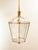 Brass and Clear Glass Lantern For Sale - Image 4 of 18