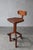 Artist signed, La Bounty 1978. This artist made drafting stool is a true piece of woodworking art. Beautifully crafted out...