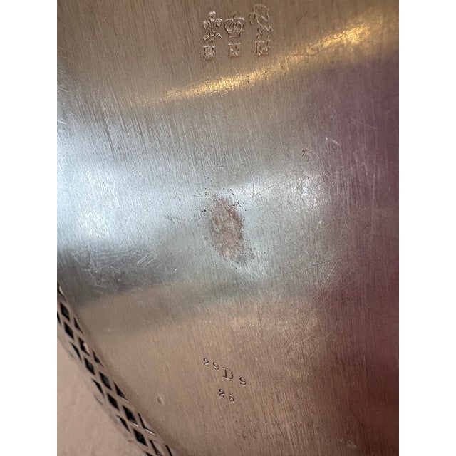 Early 20th Century Early 20th Century Round Silver Dish For Sale - Image 5 of 5