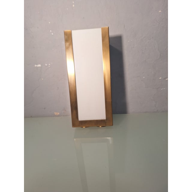 Mid-Century Modern Vintage Wall Lamp in Brass and Glass by Bottega Gadda, 1980s For Sale - Image 3 of 9