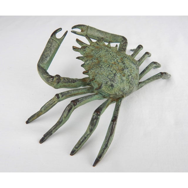1950s Italian Bronze Crab Figure, C-1950s For Sale - Image 5 of 12
