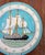Art Deco 1920's Colorful English Wedgwood Decorative Wall Plate With Sailing Ship For Sale - Image 3 of 9