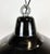 Mid-Century Modern Industrial Black Enamel Factory Pendant Lamp with Iron Top, 1960s For Sale - Image 3 of 16