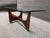 MCM Stingray Wood and Glass Coffee Table in Manner of Adrian Pearsall "Stingray Table For Sale - Image 4 of 8