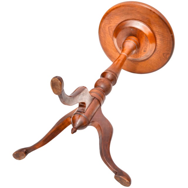 Mid 20th Century Hand-Carved Victorian Wooden Plant Stand For Sale In New York - Image 6 of 6