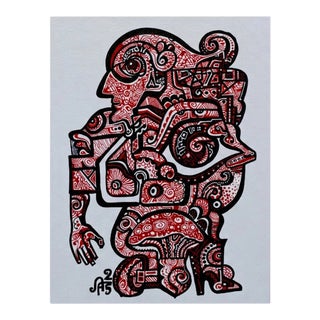 Alexander Arshansky Cubist Painting "Look Within" For Sale