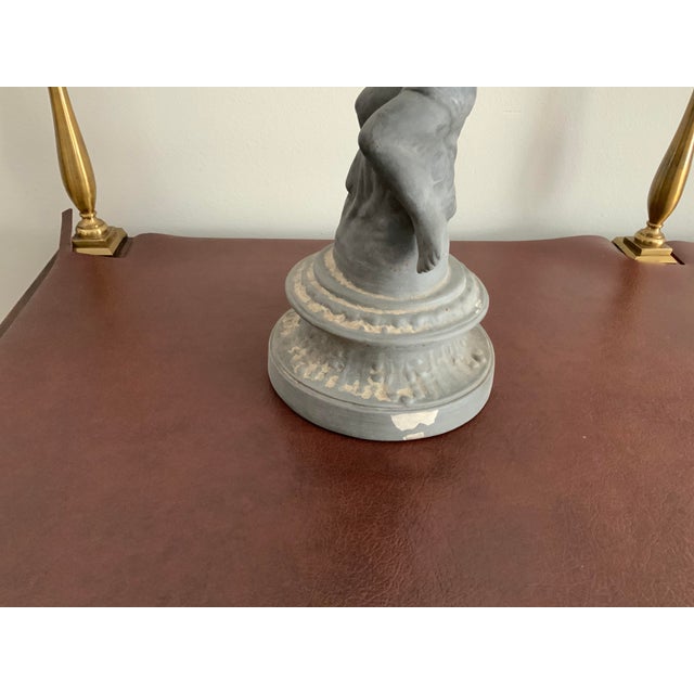 Vintage Statue of a Child / Cherub With Raised Arms by Chanticleer For Sale In Chicago - Image 6 of 7