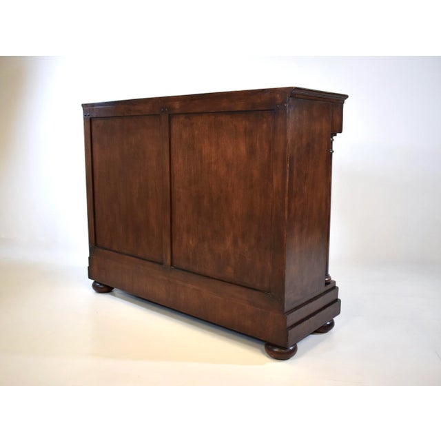 Brass 1990s English Regency Bookcase Cabinet by John-Richard, Mahogany For Sale - Image 8 of 12