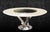 Contemporary 71” Round Vig Dining Table With Lazy Susan Plus 8 Black Velvet Chairs For Sale - Image 3 of 7