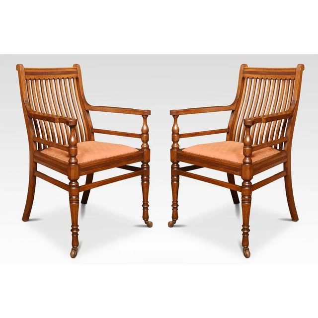 Brown Dining Chairs by James Shoolbread, 1890s, Set of 6 For Sale - Image 8 of 11
