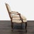 French Louis XV Style Carved Wood Velvet Fauteuil Armchair For Sale - Image 3 of 11