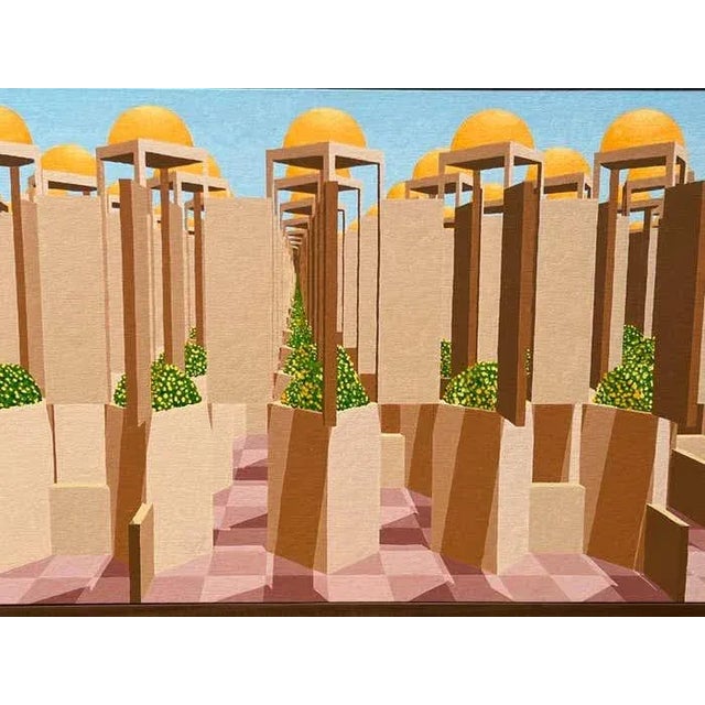 2000 - 2009 Architectural Dreamscape Paintings #2 For Sale - Image 5 of 7