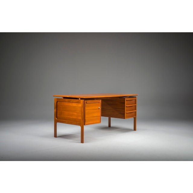 Mid-Century Modern Teak Freestanding Desk from GV Møbler, 1960s For Sale - Image 18 of 18