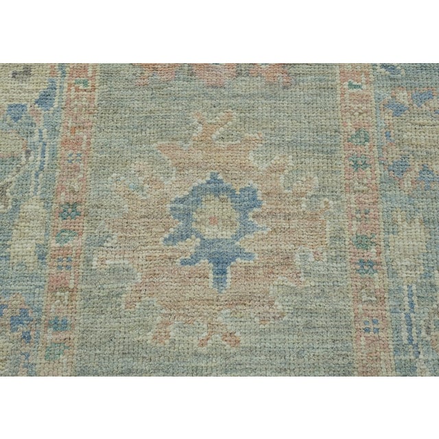 Turkish Oushak Rug 2'6" x 4'9" #17227 For Sale In Houston - Image 6 of 8