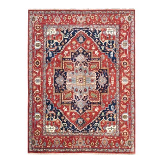 Serapi Wool Rust Area Rug- 8' 0'' X 10' 0'' For Sale