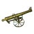Vintage Brass Table Top Cannon For Sale