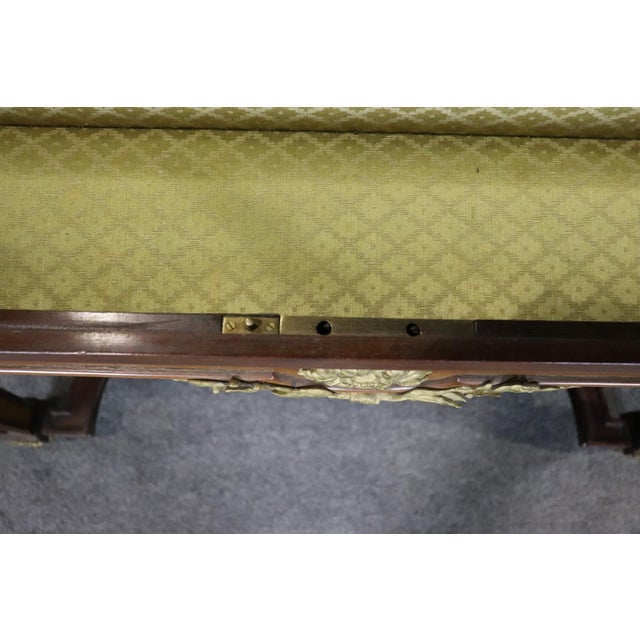 1910s Bronze Mounted French Louis XVI Style Vitrine Display Cabinet For Sale - Image 11 of 14