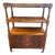 Antique Mahogany English Etegere Dumb Waiter Three Tiered Trolly With Drawers For Sale