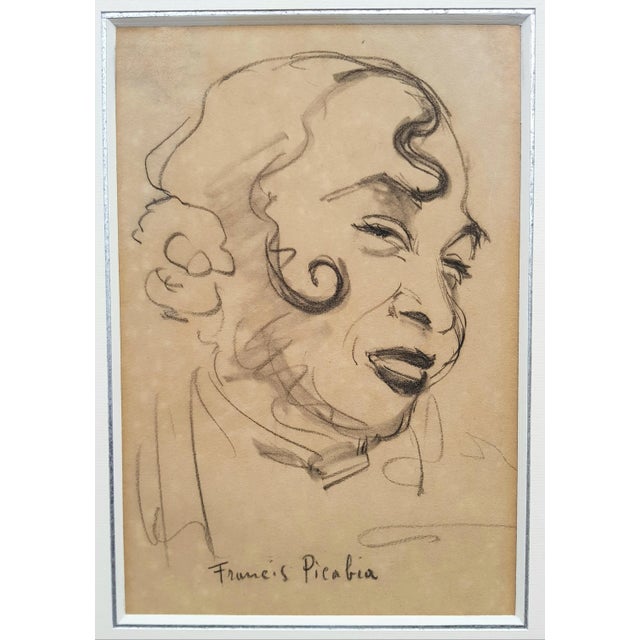 Figurative Picabia Francis - Woman Portrait - Pencil Drawing - 1940 - c.o.A For Sale - Image 3 of 12