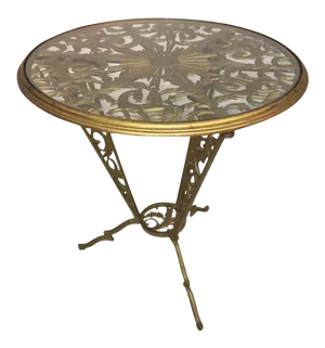 Karl Hagenauer Art Deco Stylized Sun and Horse Table